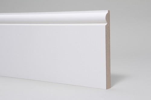Skirting board white primed - board,