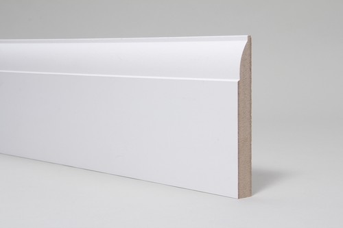 Skirting board white primed - board,