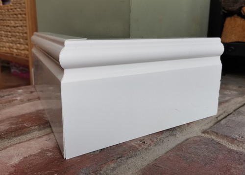 Skirting board cover ogee - board,