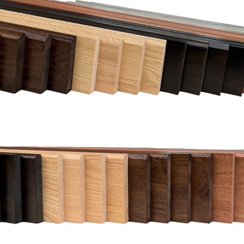 Solid oak sapele skirting - oak,