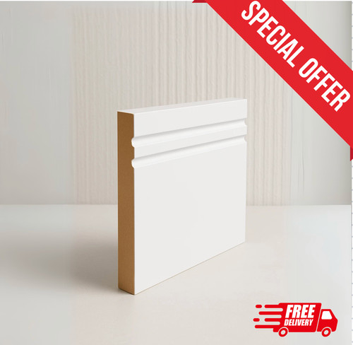 Two groove mdf skirting - two,