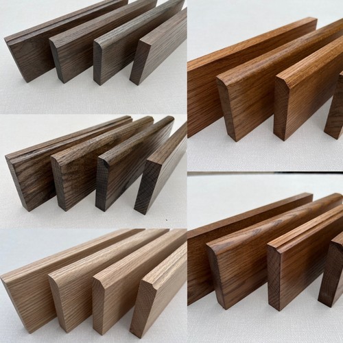 Solid oak skirting board - oak,