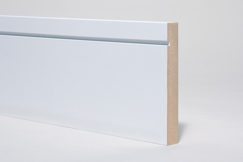 Skirting board white primed - skirting,