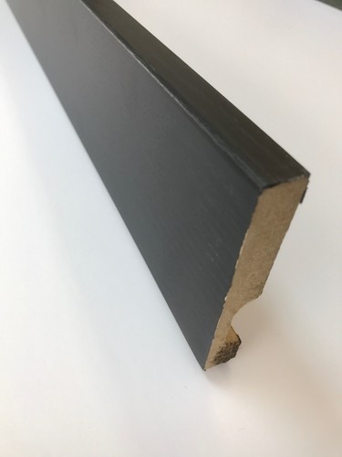 Skirting board mdf black - skirting,