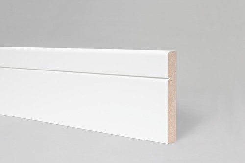 Skirting board white primed - white,